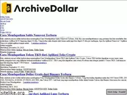 Sites similar to archivedollar.xyz