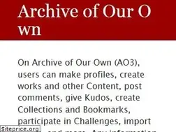 Sites similar to archiveofourown.net