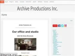 Sites similar to archiveproductions.org