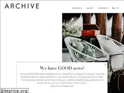 Sites similar to archiverentals.com