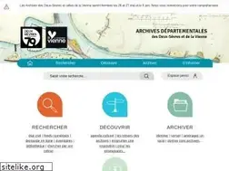 Sites similar to archives-deux-sevres-vienne.fr