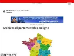 Sites similar to archives-genealogiques.com