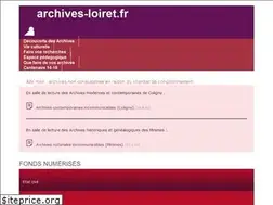 Sites similar to archives-loiret.fr