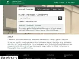 Sites similar to archives-manuscripts.dartmouth.edu