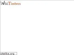 Sites similar to archives-wikitimbres.fr