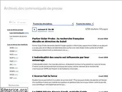 Sites similar to archives.cnrs.fr