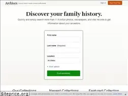 Sites similar to archives.com