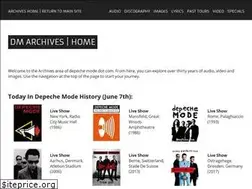 Sites similar to archives.depechemode.com