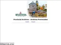 Sites similar to archives.gnb.ca