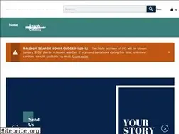 Sites similar to archives.ncdcr.gov