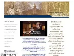 Sites similar to archives.nd.edu