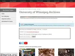 Sites similar to archives.uwinnipeg.ca