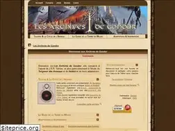 Sites similar to archivesdegondor.net