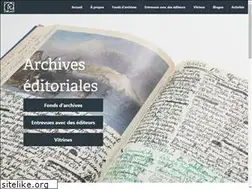 Sites similar to archiveseditoriales.net