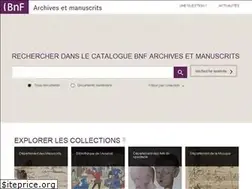 Sites similar to archivesetmanuscrits.bnf.fr