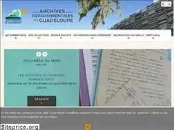 Sites similar to archivesguadeloupe.fr