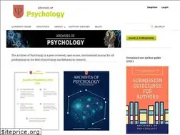 Sites similar to archivesofpsychology.org