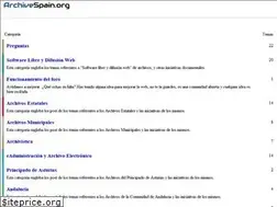 Sites similar to archivespain.org