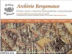 Sites similar to archiviobergamasco.it