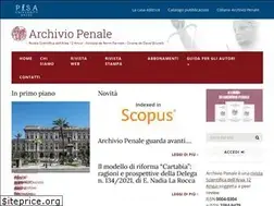 Sites similar to archiviopenale.it
