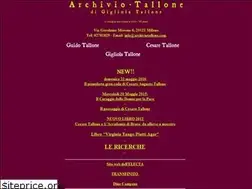 Sites similar to archiviotallone.com