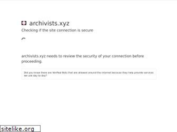 Sites similar to archivists.xyz