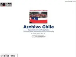 Sites similar to archivochile.com
