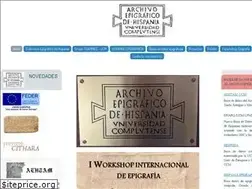 Sites similar to archivoepigraficodehispania.es