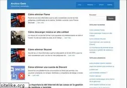 Sites similar to archivogeek.com