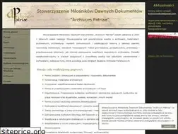 Sites similar to archivumpatriae.pl