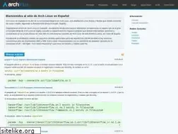 Sites similar to archlinux-es.org