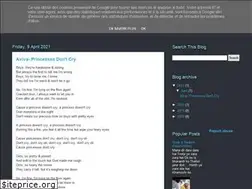 Sites similar to archulyrics.blogspot.com