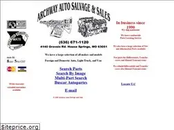 Sites similar to archwayautosalvage.com