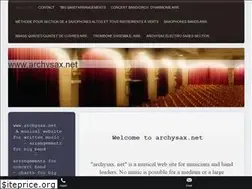 Sites similar to archysax.net