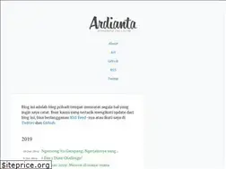 Sites similar to ardianta.github.io