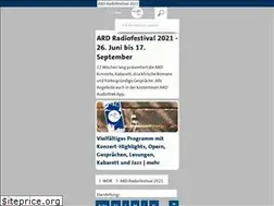 Sites similar to ardradiofestival.de