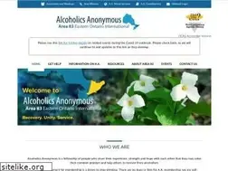 Sites similar to area83aa.org