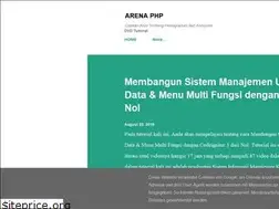 Sites similar to arenaphp.blogspot.com