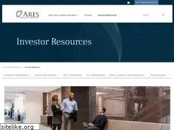 Sites similar to arescapitalcorp-ir.com