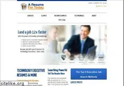 Sites similar to aresumefortoday.com