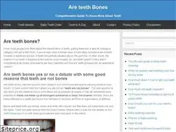 Sites similar to areteethbones.com