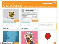 Sites similar to arewefullyet.com