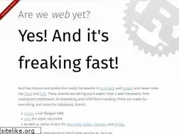 Sites similar to arewewebyet.org