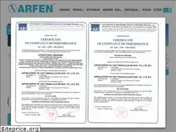Sites similar to arfen.com.tr