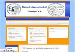 Sites similar to arge-zoologie.de