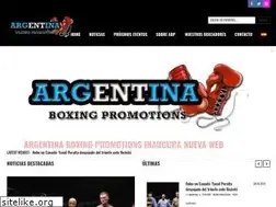 Sites similar to argentinaboxingpromotions.com