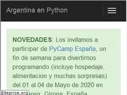 Sites similar to argentinaenpython.com