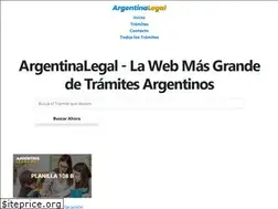 Sites similar to argentinalegal.net