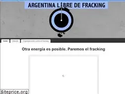 Sites similar to argentinalibredefracking.org