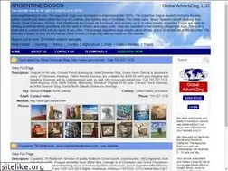 Sites similar to argentinedogos.com